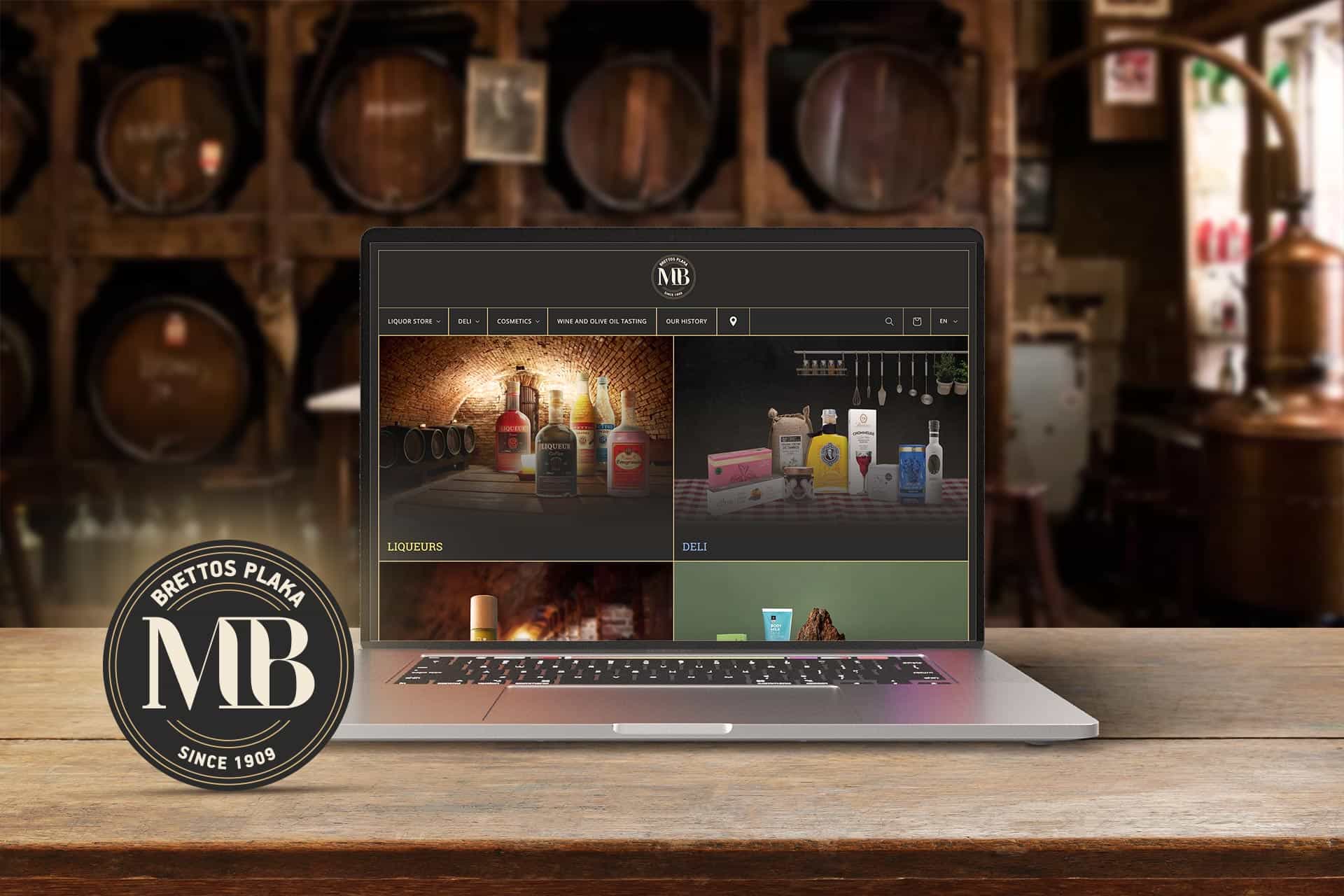 Brettos Plaka τώρα και online με Shopify