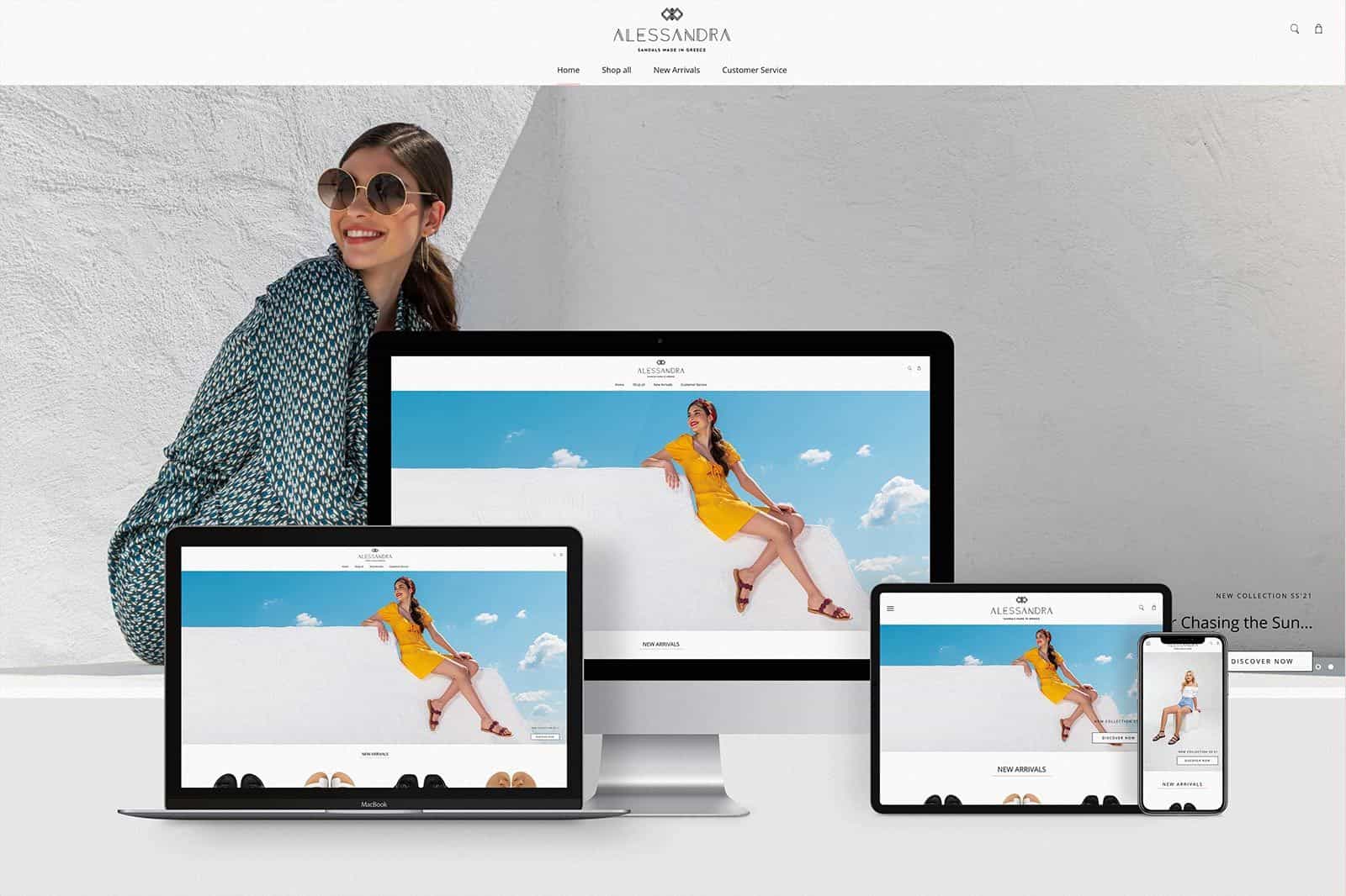 To νέο Eshop alessandra-sandals.com από 